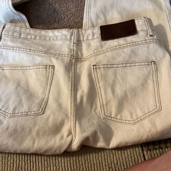 Reclaimed vintage cream jeans 32 - Picture 8 of 8